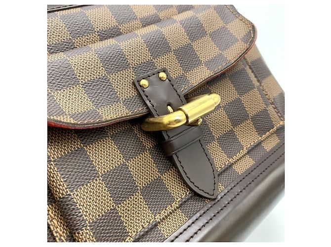 Borsa Louis Vuitton Knightsbridge Marrone Damier ebene - vista 9