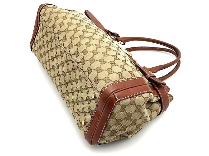 Borsa Tote Gucci GG Canvas Marrone - vista 2