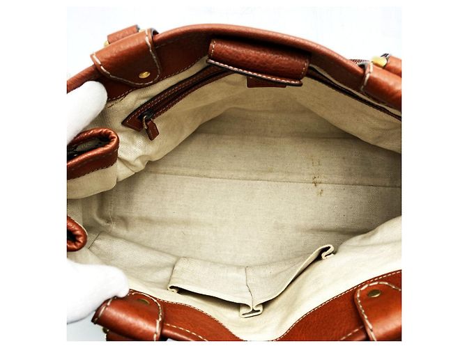 Borsa Tote Gucci GG Canvas Marrone - vista 6