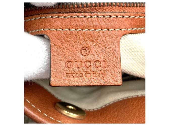 Borsa Tote Gucci GG Canvas Marrone - vista 7