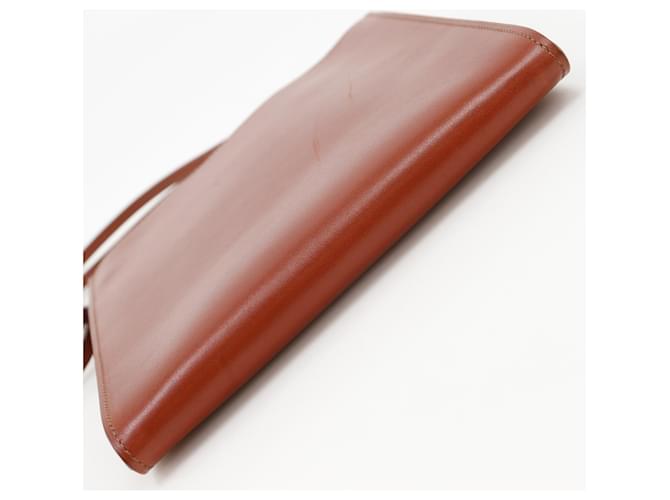 Hermès Borsa a tracolla Hermes Omenito Marrone Rosso - vista 13