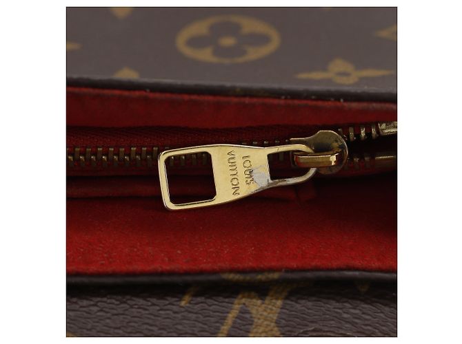 Borsa a Spalla Louis Vuitton Sun Praseed Marrone Fuschia - vista 12