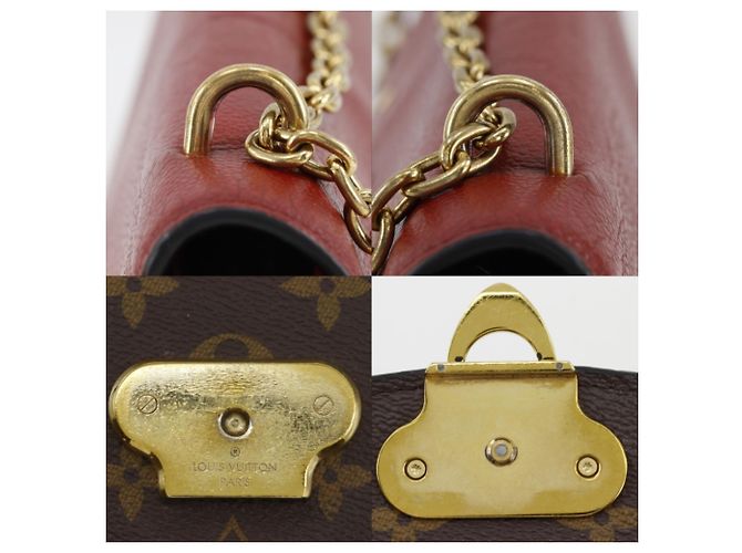 Borsa a Spalla Louis Vuitton Sun Praseed Marrone Fuschia - vista 13