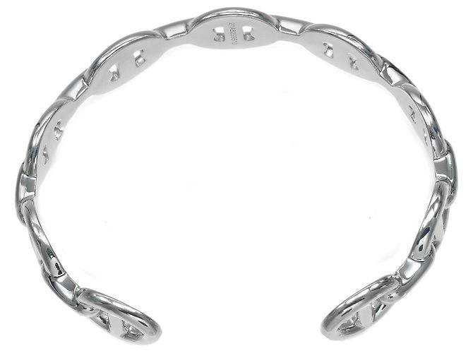 Hermès Bracciale Hermes Chaine d'Ancre Anchene ST Argento - vista 4