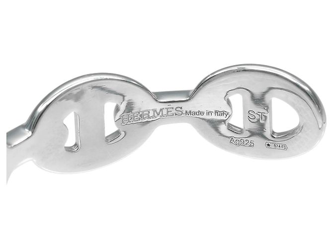 Hermès Bracciale Hermes Chaine d'Ancre Anchene ST Argento - vista 6