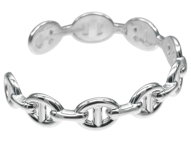 Hermès Bracciale Hermes Chaine d'Ancre Anchene ST Argento - vista 8