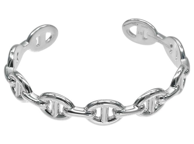 Hermès Bracciale Hermes Chaine d'Ancre Anchene ST Argento - vista 9