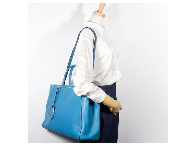 Borsa Fendi To Joule Blu - vista 16
