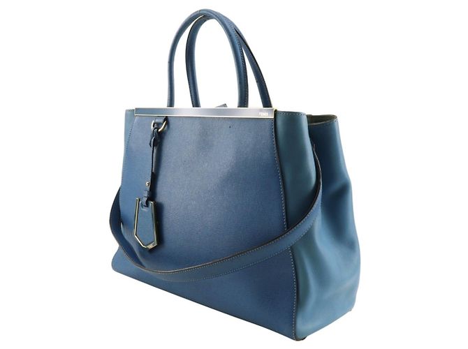 Borsa Fendi To Joule Blu - vista 2
