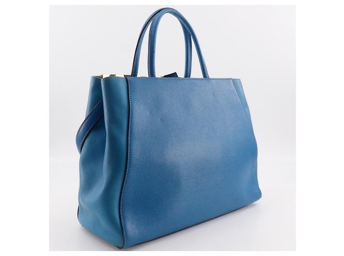 Borsa Fendi To Joule Blu - vista 3