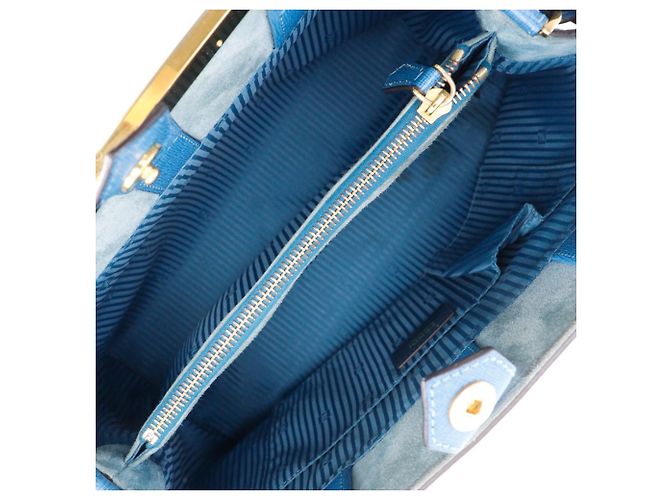 Borsa Fendi To Joule Blu - vista 6