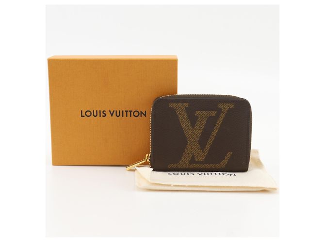 Portafoglio Monogram Zippy Louis Vuitton Marrone - vista 13