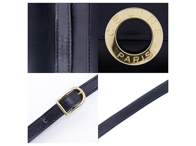 Céline Clutch a tracolla 2-Way Celine Nero - vista 13