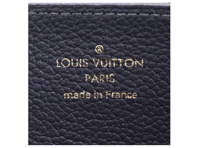 Zippy Louis Vuitton Monogram Empreinte Long Wallet Rot Marineblau - Ansicht 14