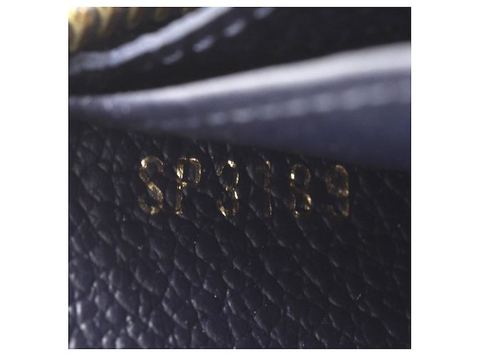 Zippy Louis Vuitton Monogram Empreinte Long Wallet Rot Marineblau - Ansicht 15