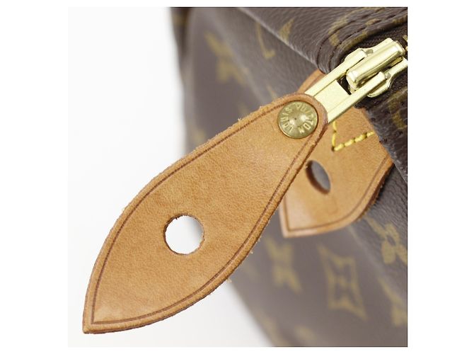 Borsa Louis Vuitton Speedy 35 Marrone - vista 15
