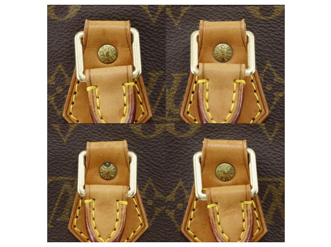 Borsa Louis Vuitton Speedy 35 Marrone - vista 17