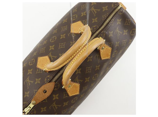 Borsa Louis Vuitton Speedy 35 Marrone - vista 5
