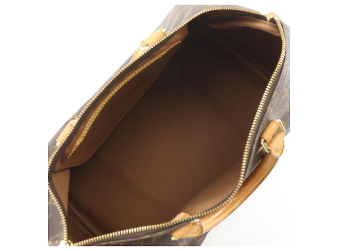 Borsa Louis Vuitton Speedy 35 Marrone - vista 6