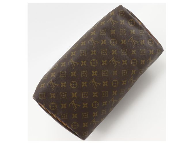 Borsa Louis Vuitton Speedy 35 Marrone - vista 8
