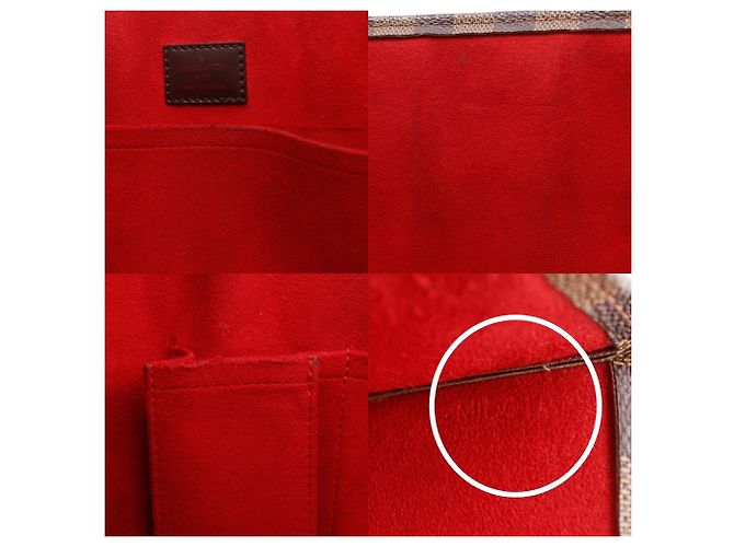 Louis Vuitton Sac Plat Borsa a mano Tote Marrone - vista 7
