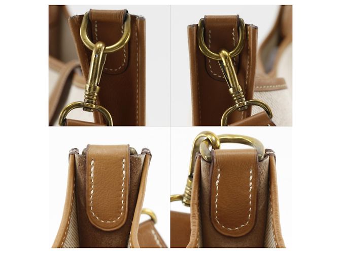 Hermès Borsa a tracolla Hermes Evelyne 1 GM Beige - vista 12