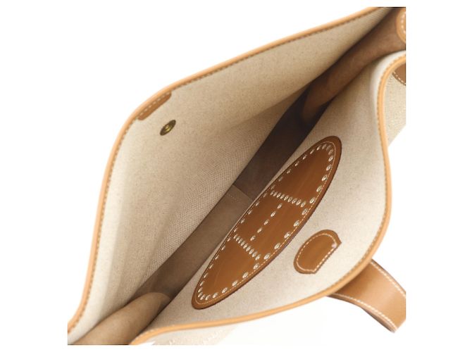 Hermès Borsa a tracolla Hermes Evelyne 1 GM Beige - vista 5