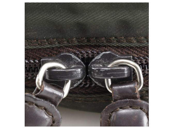 Borsa Tote in Nylon Khaki Prada Cachi - vista 14