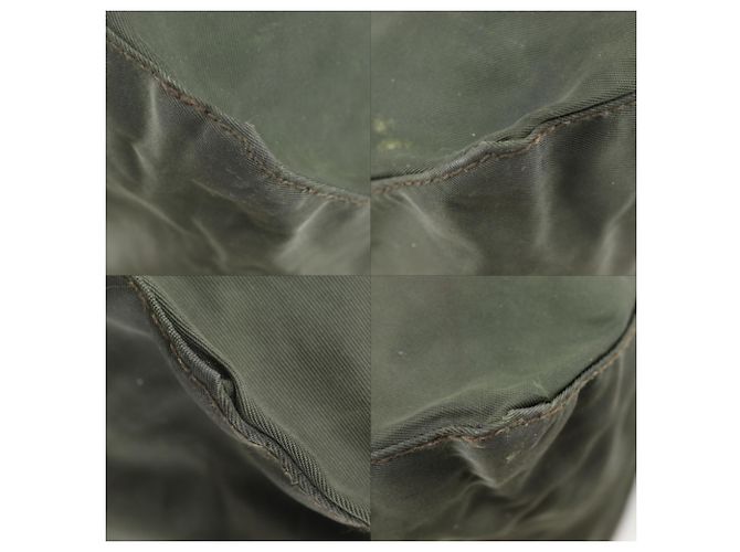 Borsa Tote in Nylon Khaki Prada Cachi - vista 4