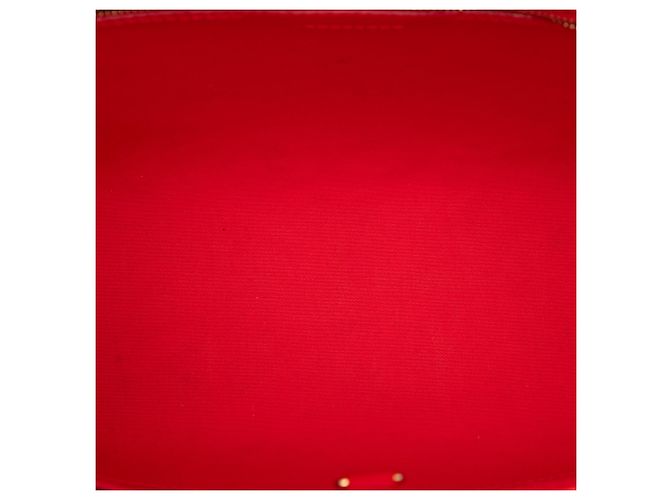 Louis Vuitton Red Monogram Vernis Avalon GM Rosso - vista 4