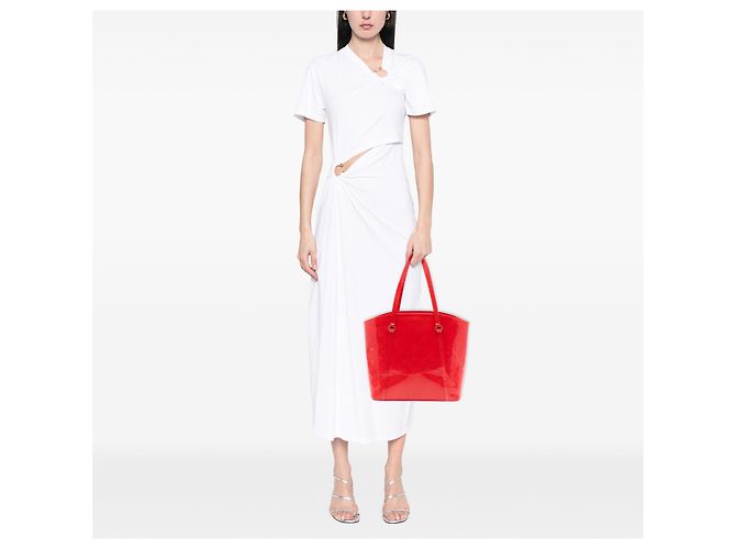 Louis Vuitton Red Monogram Vernis Avalon GM Rosso - vista 6
