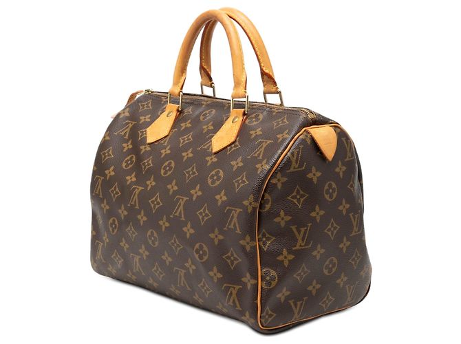 Louis Vuitton Marrone Monogram Speedy 30 - vista 2