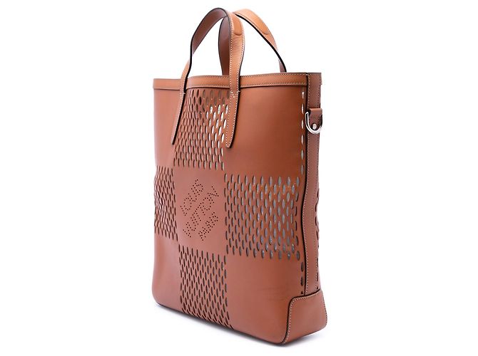 Louis Vuitton Tote Oversize Damier Brown Nomade North South Marrone - vista 2