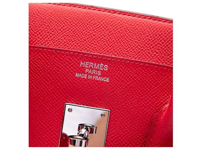 Hermès Red Epsom Birkin Retourne 35 Rosso - vista 5