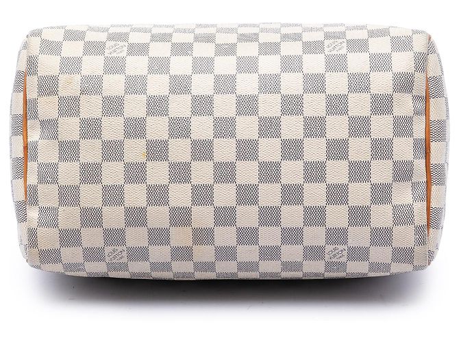 Louis Vuitton White Damier Azur Speedy 30 Bianco - vista 3