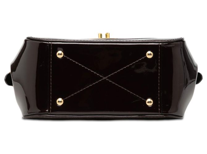 Louis Vuitton Pasadena Monogram Vernis Viola Porpora - vista 3