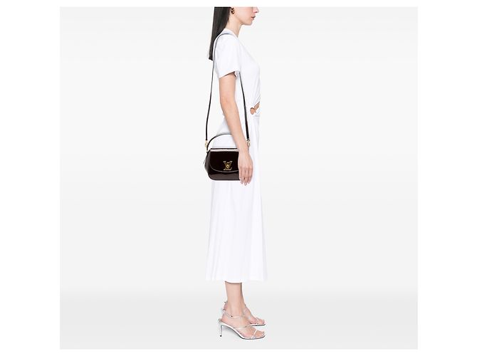 Louis Vuitton Pasadena Monogram Vernis Viola Porpora - vista 7