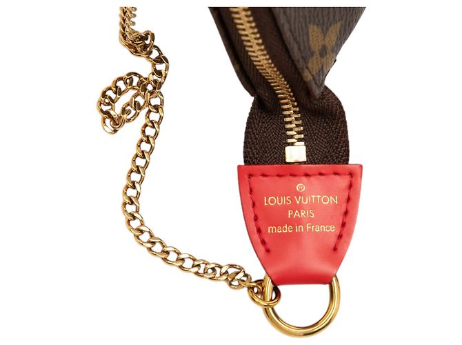 Louis Vuitton Mini Pochette Accessori Vivienne Monogram Marrone Natale - vista 6