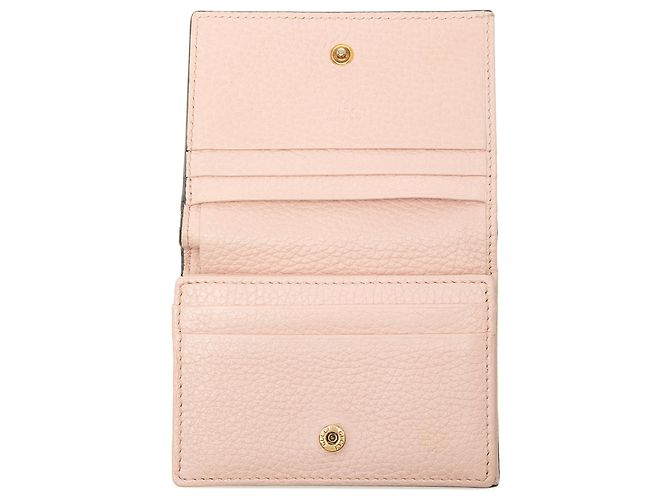 Cartera compacta Gucci de piel de becerro rosa Blind for Love - vista 4