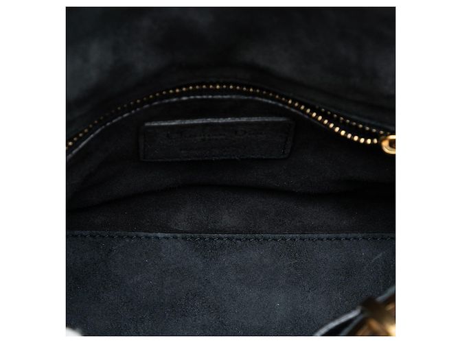 Dior Blue Mini Denim Cannage Studded Supple Lady Dior Blu navy - vista 4