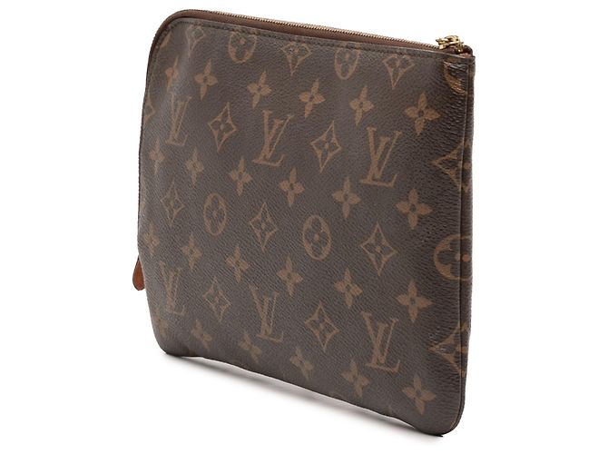 Louis Vuitton Marrón Monogram Etui Voyageur PM Castaño - vista 2