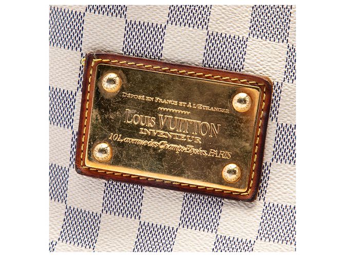 Louis Vuitton White Damier Azur Galliera PM Bianco - vista 5