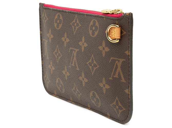 Pochette Louis Vuitton Brown Monogram Neverfull PM Marrone - vista 2