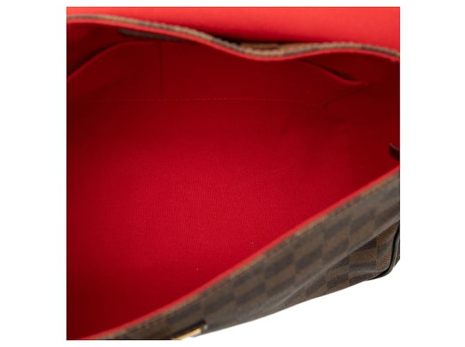 Louis Vuitton Besace Rosebery in Damiere Ebene marrone - vista 4