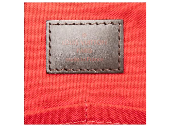 Louis Vuitton Besace Rosebery in Damiere Ebene marrone - vista 5