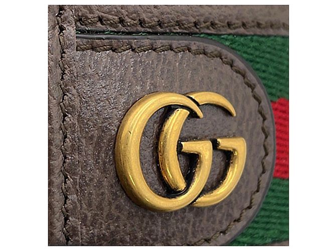 Gucci Beige GG Supreme Web Ophidia Schlüsselcase - Ansicht 6