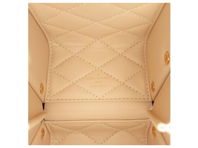 Borsa Louis Vuitton Brown Sea Treasure Monogram Satin Treasure Box Marrone - vista 5