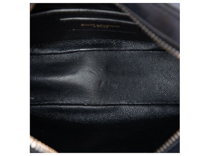 Borsa a tracolla Monogram Le 61 in pelle di vitello nera Saint Laurent Nero - vista 5