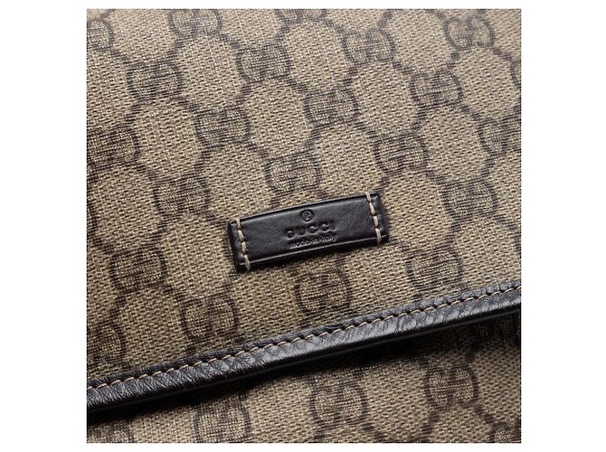 Gucci Beige GG Supreme Crossbody - vista 4