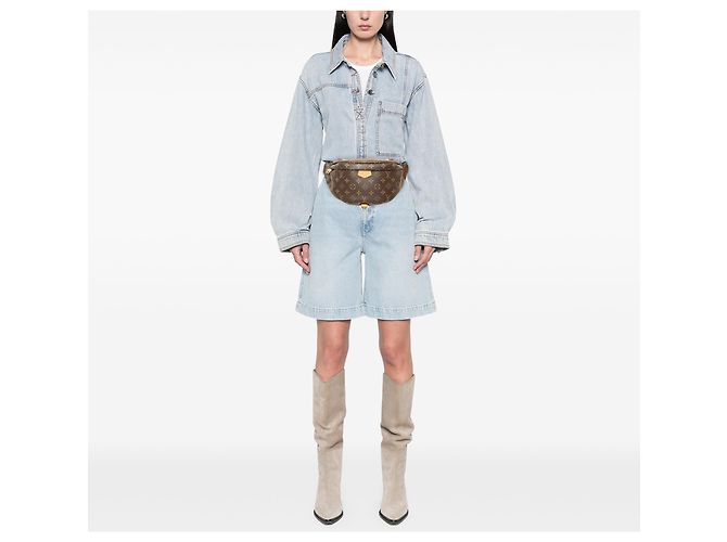 Bumbag Louis Vuitton Marrone Monogram - vista 6